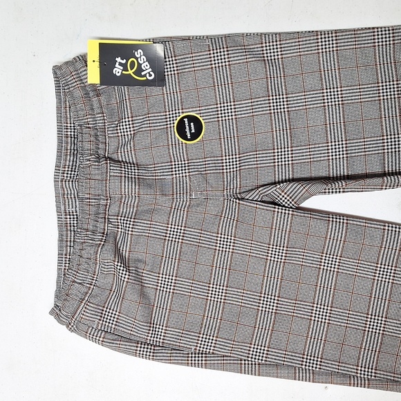 NEW! Boys' Woven Plaid Pull-On Pants Trousers - Picture 3 of 11
